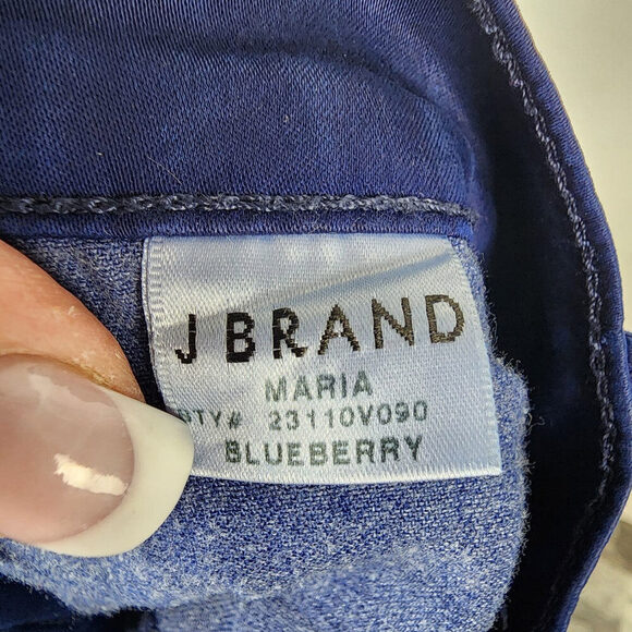 J Brand Blueberry Maria High Rise Skinny Jeans Size 31 - Picture 7 of 9